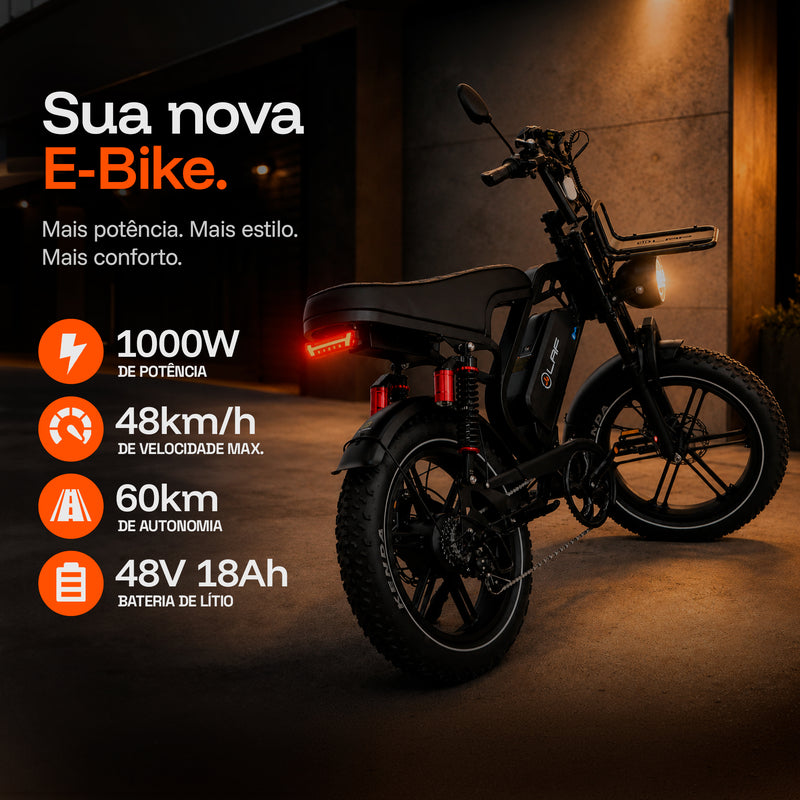 Bicicleta Elétrica L40 Plus 1000W-5